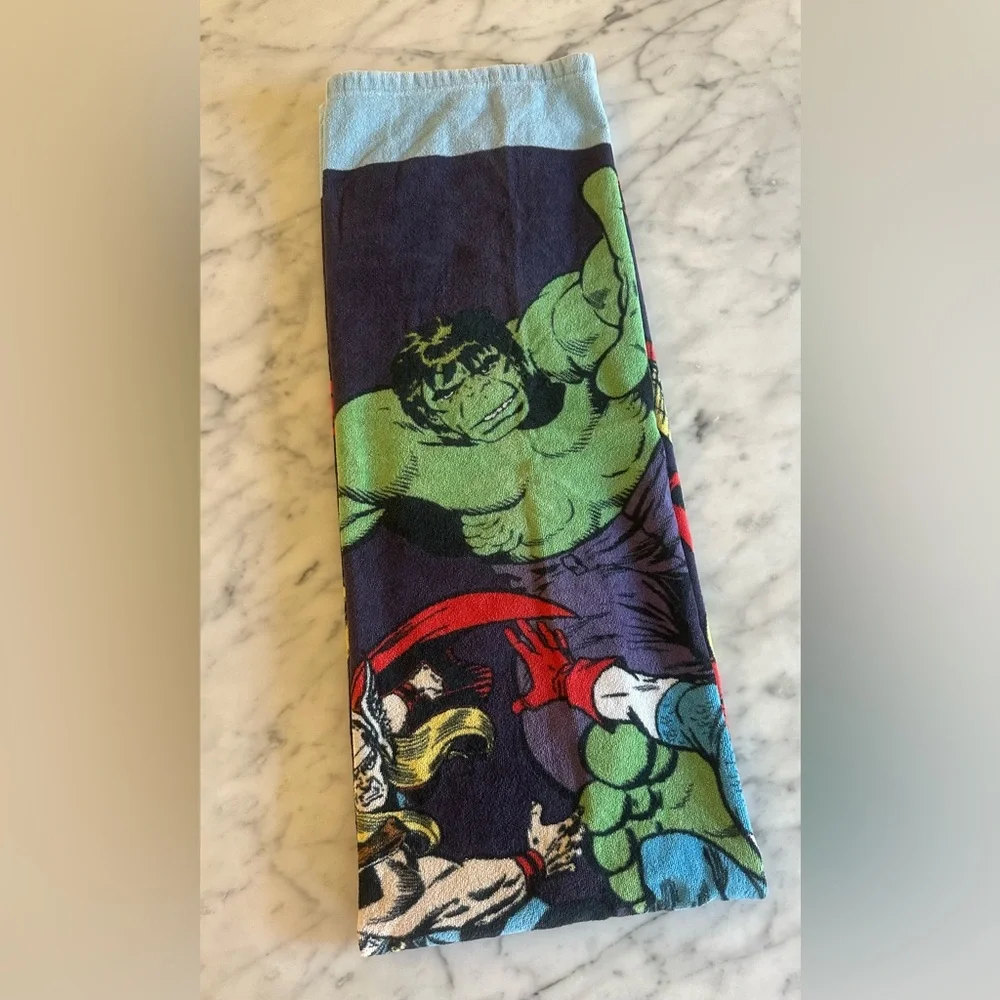 POTTERY BARN KIDS Marvel Beach Towel - Monogrammed “Jack”